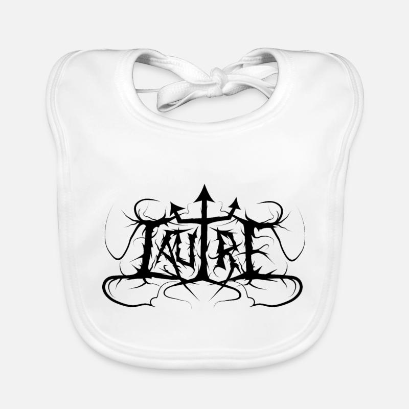 Lautre black - Baby Bio-Lätzchen - Weiß