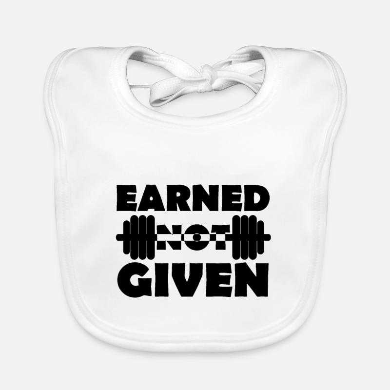 Earned Not Given Baby Bio-Lätzchen