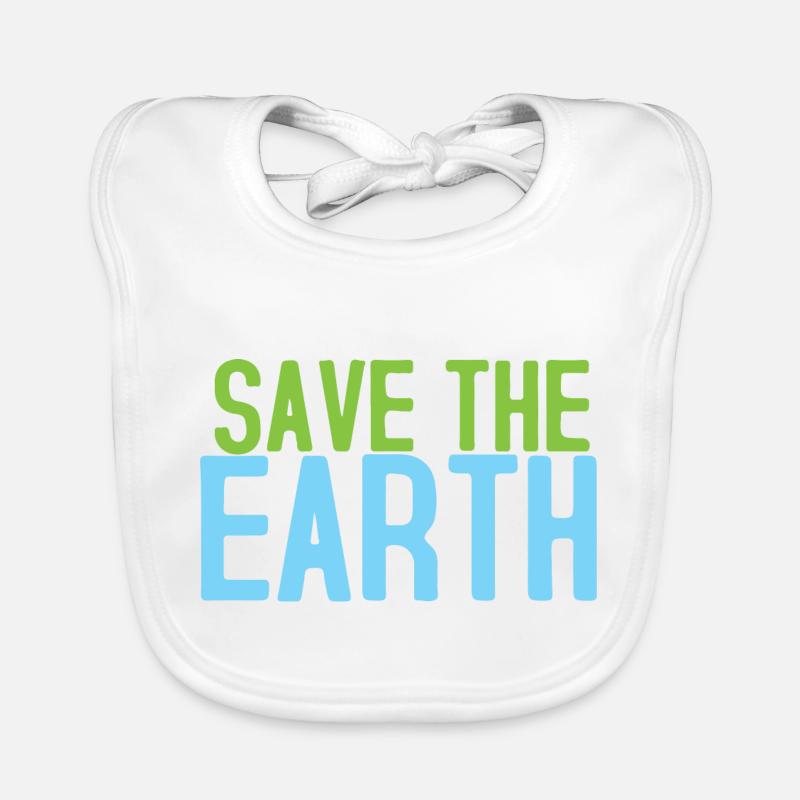 save the earth Organic Baby Bibs