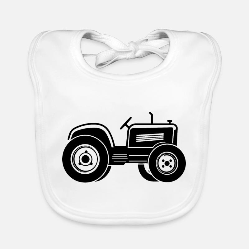 Traktor Baby Bio-Lätzchen