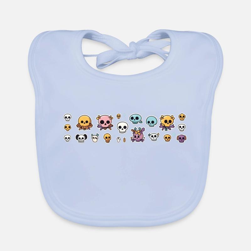 Skull Baby Bio-Lätzchen