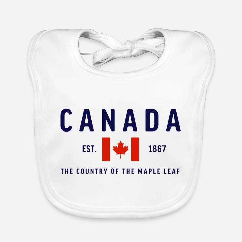 Canada Est 1867 Classique Bavoir bio Bébé