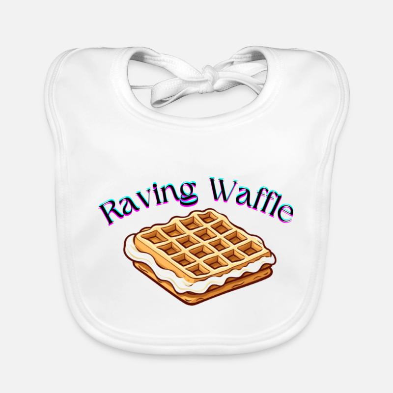 Raving Waffle Party Baby Bio-Lätzchen
