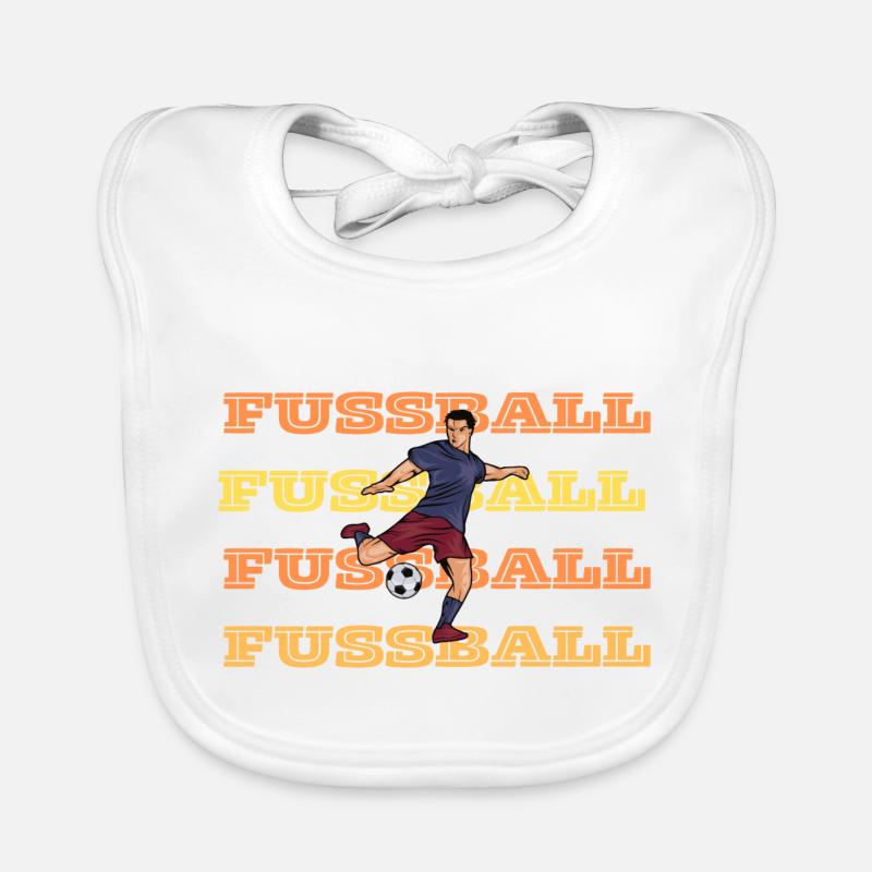 Fussball ist Leben Baby Bio-Lätzchen