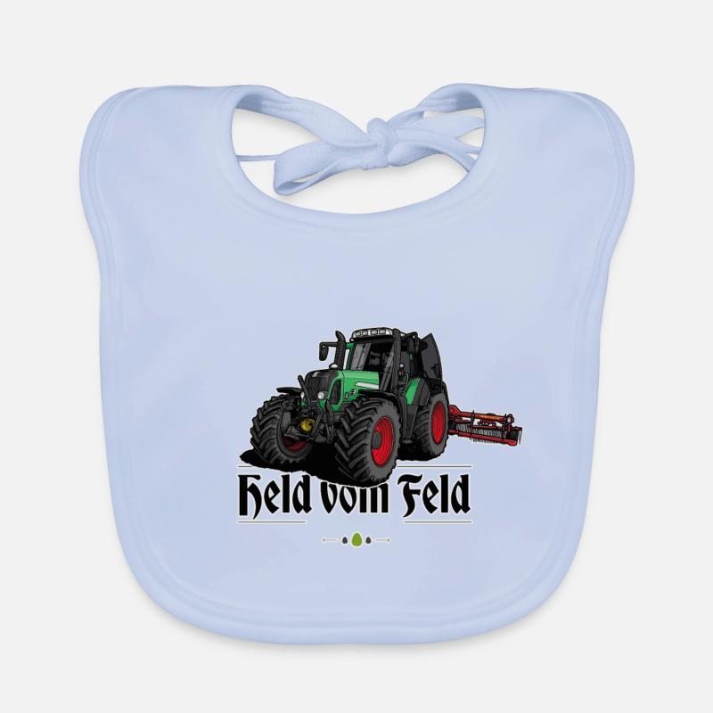 Traktor // Held vom Feld Baby Bio-Lätzchen