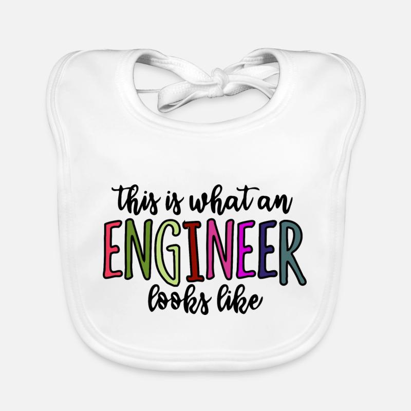 this is what an engineer looks like Organic Baby Bibs
