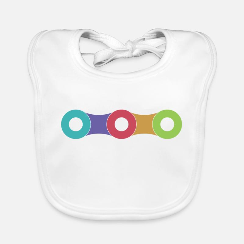 Bicycle chain Organic Baby Bibs
