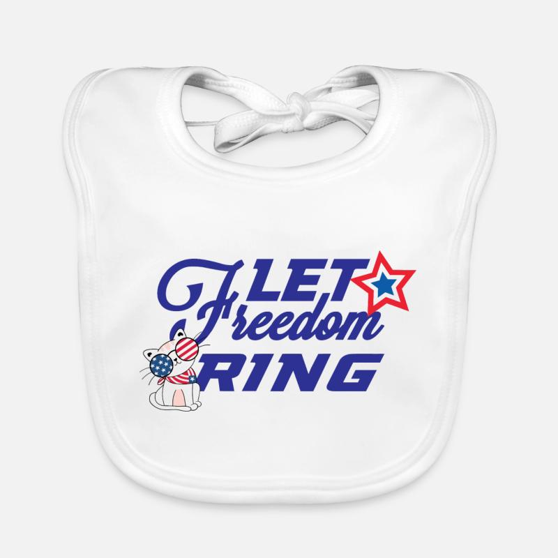 let greedom ring Organic Baby Bibs