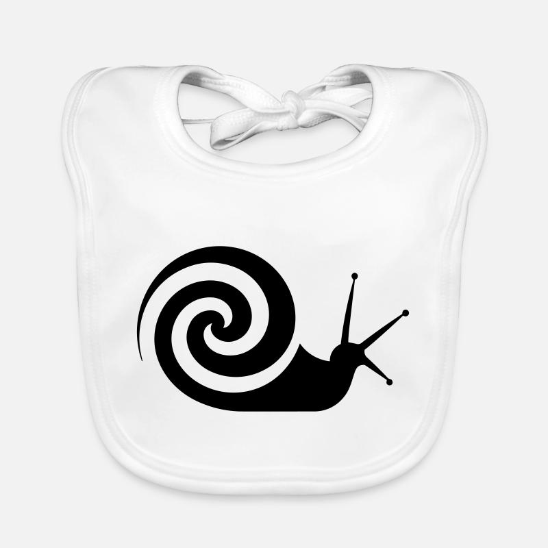 Schnecke Baby Bio-Lätzchen