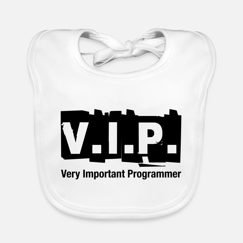 V.I.P. Very Important Programmer Organic Baby Bibs