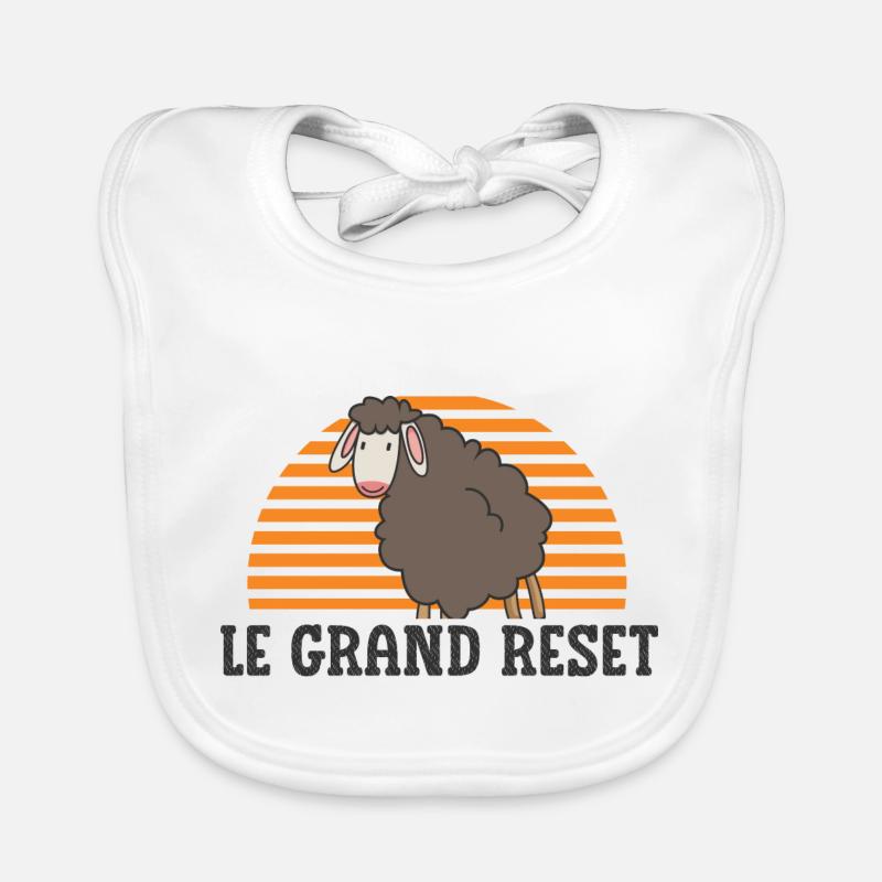le grand reset Bavoir bio Bébé