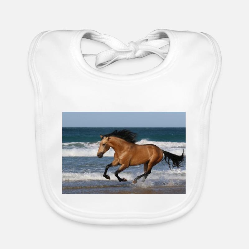 Pferde, Isibat Baby Bio-Lätzchen