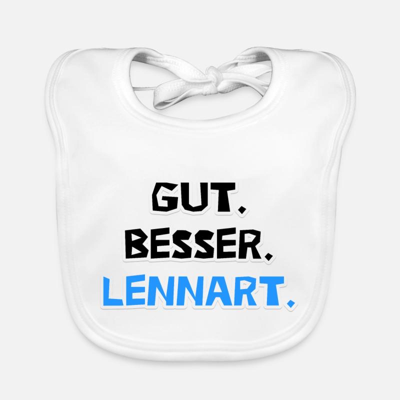 Gut. Besser. Lennart. Baby Bio-Lätzchen