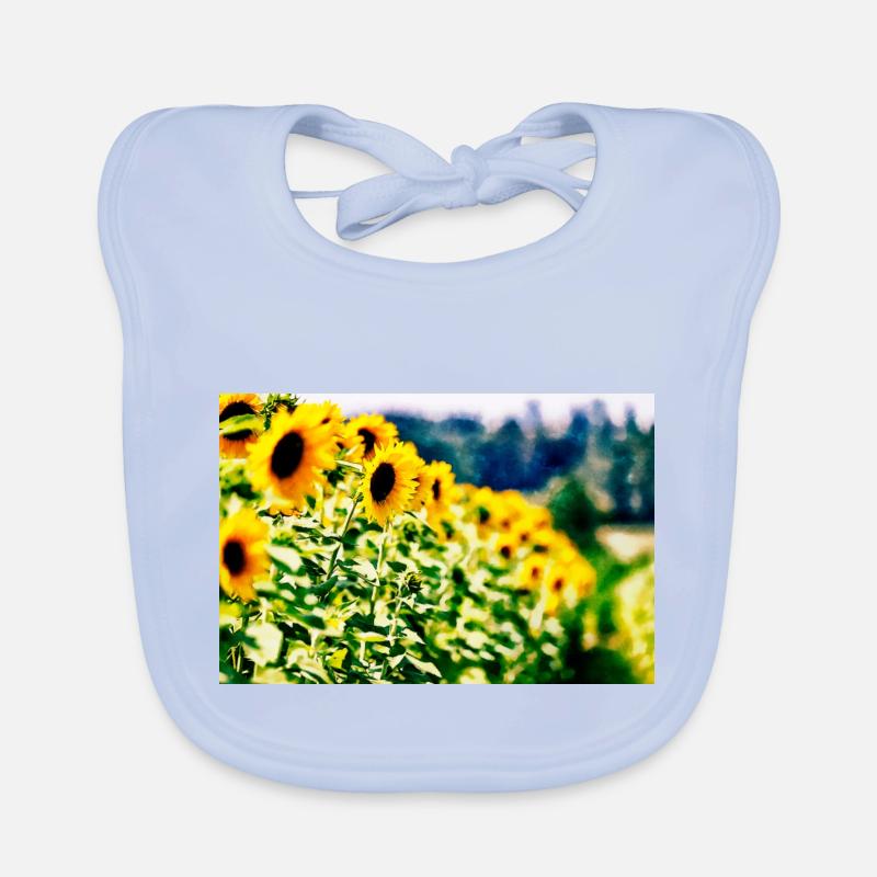 Sonnenblumen Baby Bio-Lätzchen