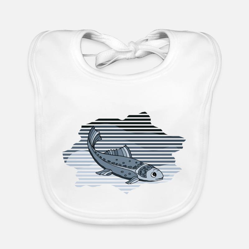 Poisson Bavoir bio Bébé