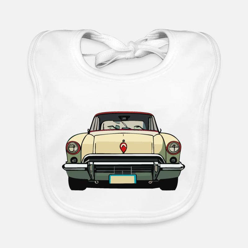 Oldtimer-Spielzeugauto Baby Bio-Lätzchen