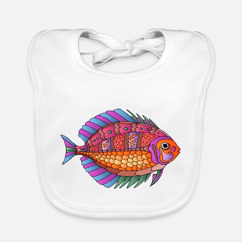 Fish Organic Baby Bibs