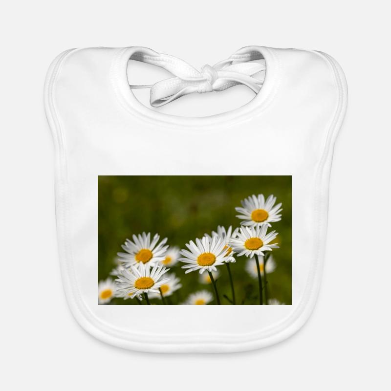 Daisies Organic Baby Bibs