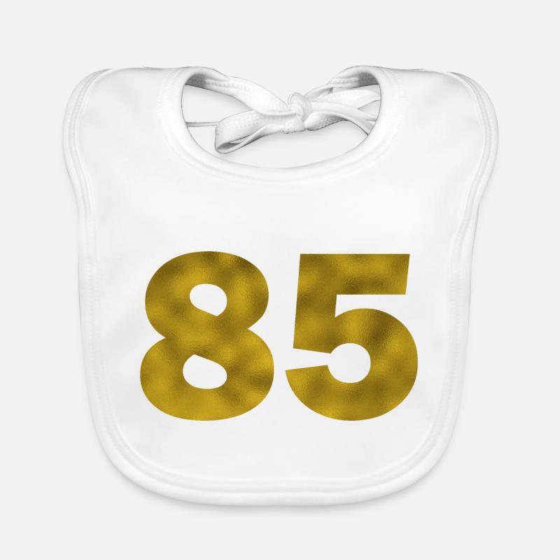 Anniversaire 85 ans Bavoir bio Bébé