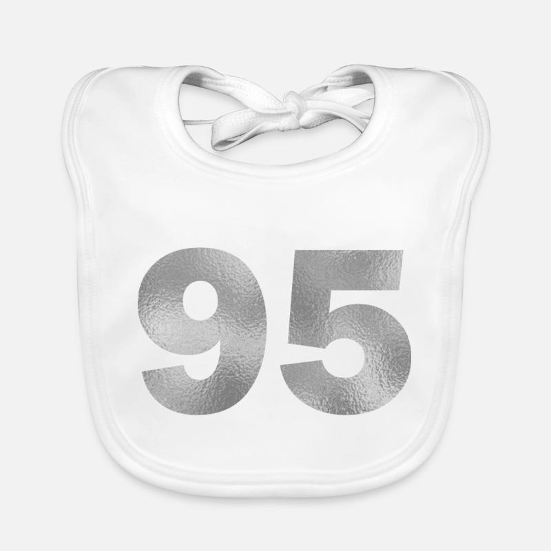 Anniversaire 95 ans Bavoir bio Bébé