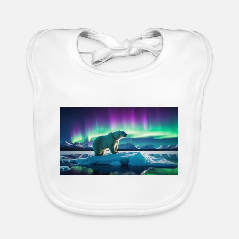 Polar bear Organic Baby Bibs