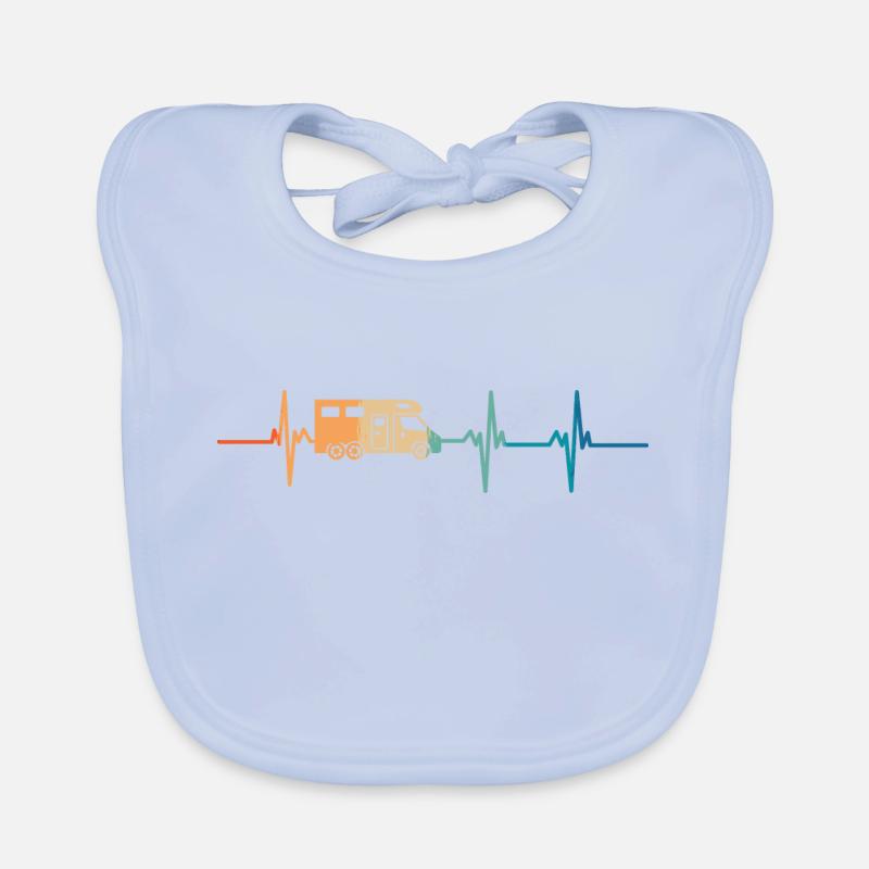 Herzschlag des Wohnmobils Baby Bio-Lätzchen
