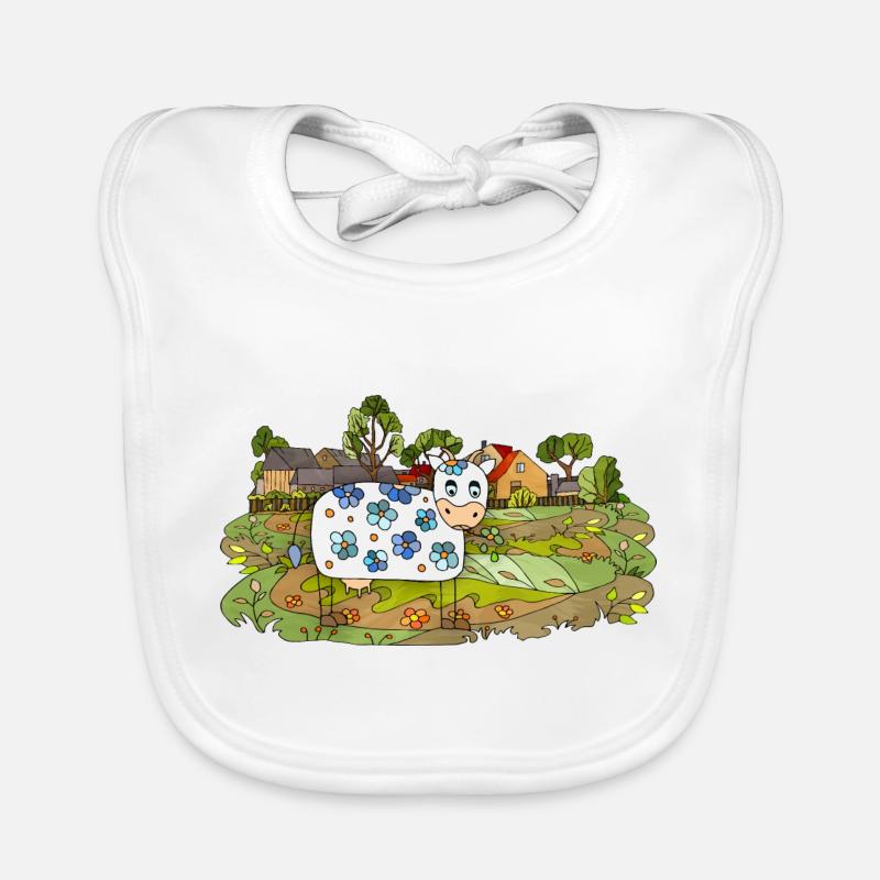 Cow Organic Baby Bibs