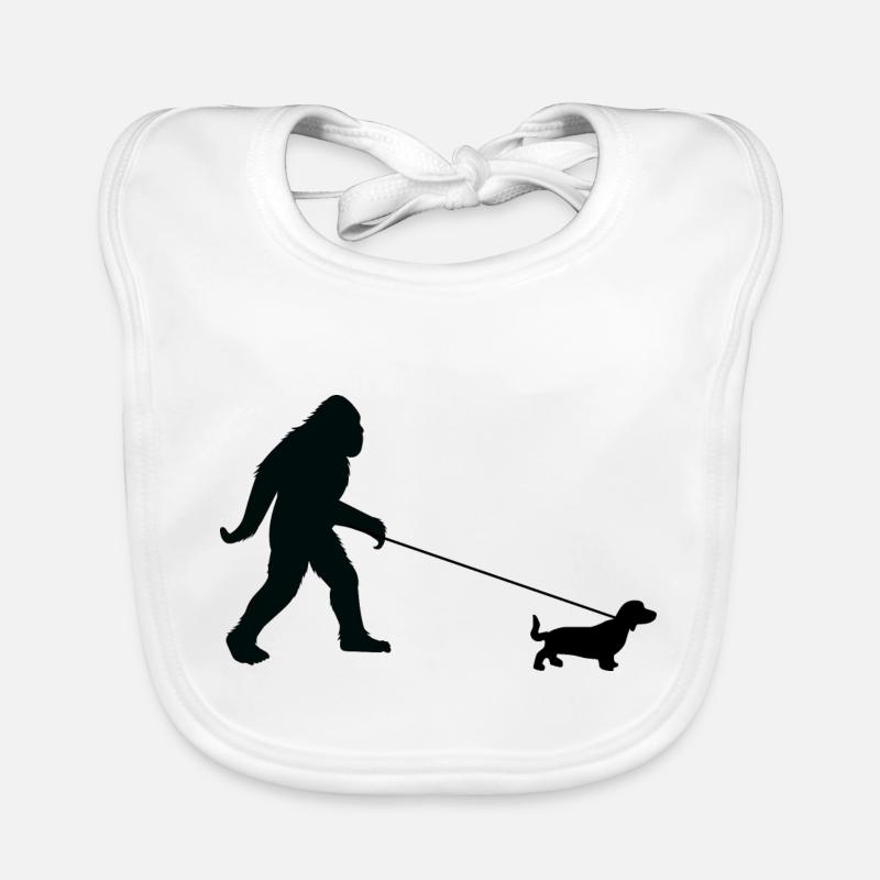 yéti et teckel Bavoir bio Bébé