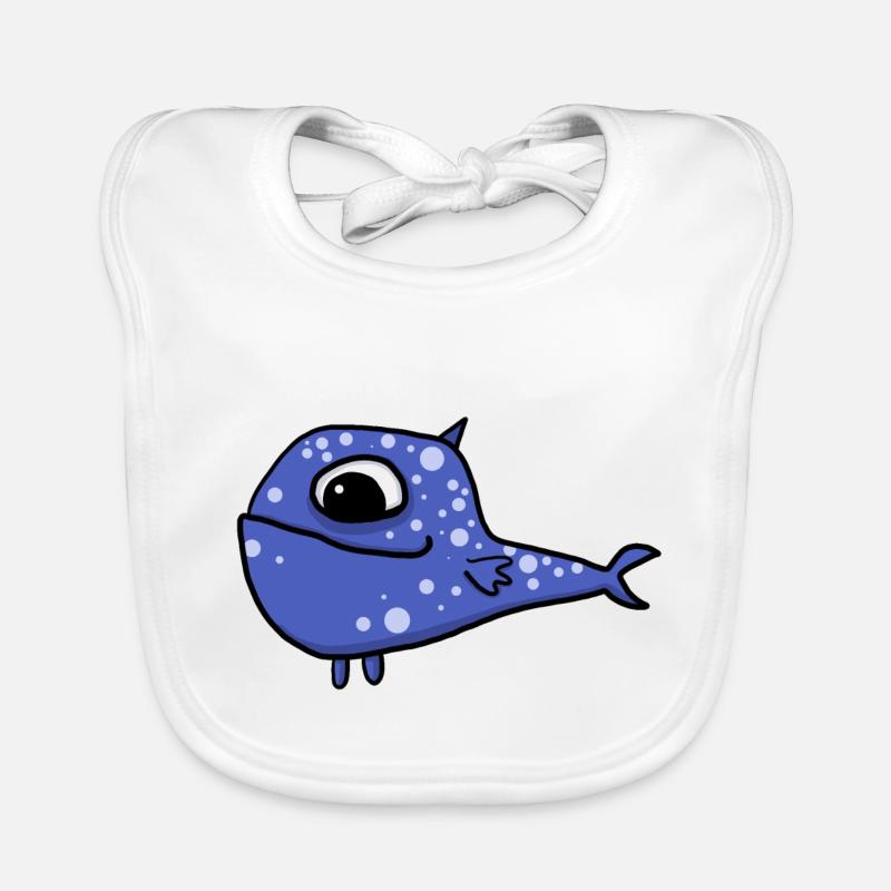 blue fish Organic Baby Bibs