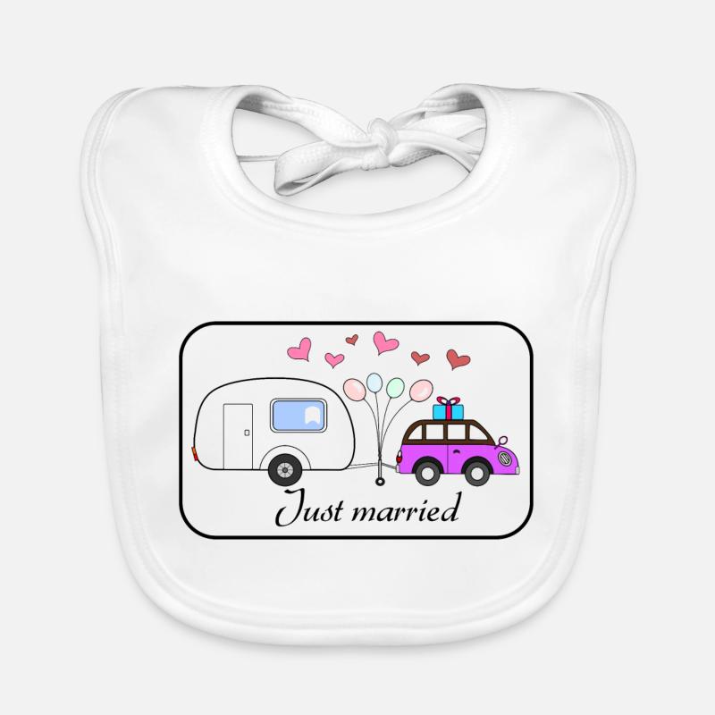 Just married Organic Baby Bibs