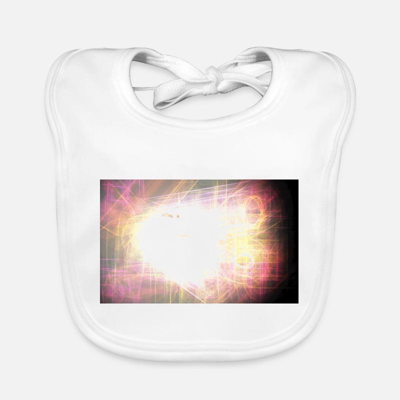 Space, Fantasy, Light Organic Baby Bibs