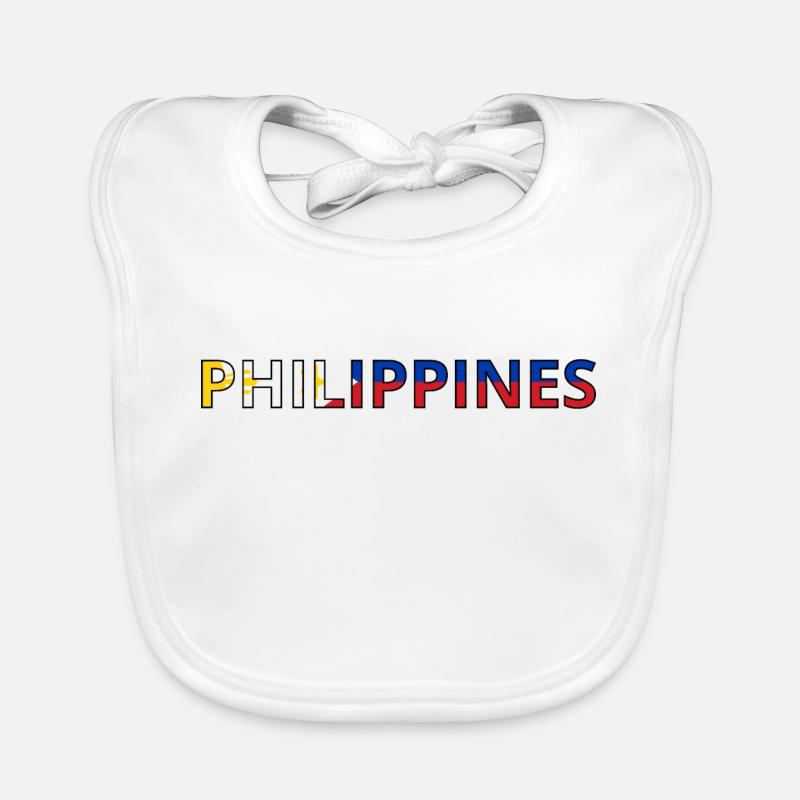 Flagge der Philippinen Baby Bio-Lätzchen