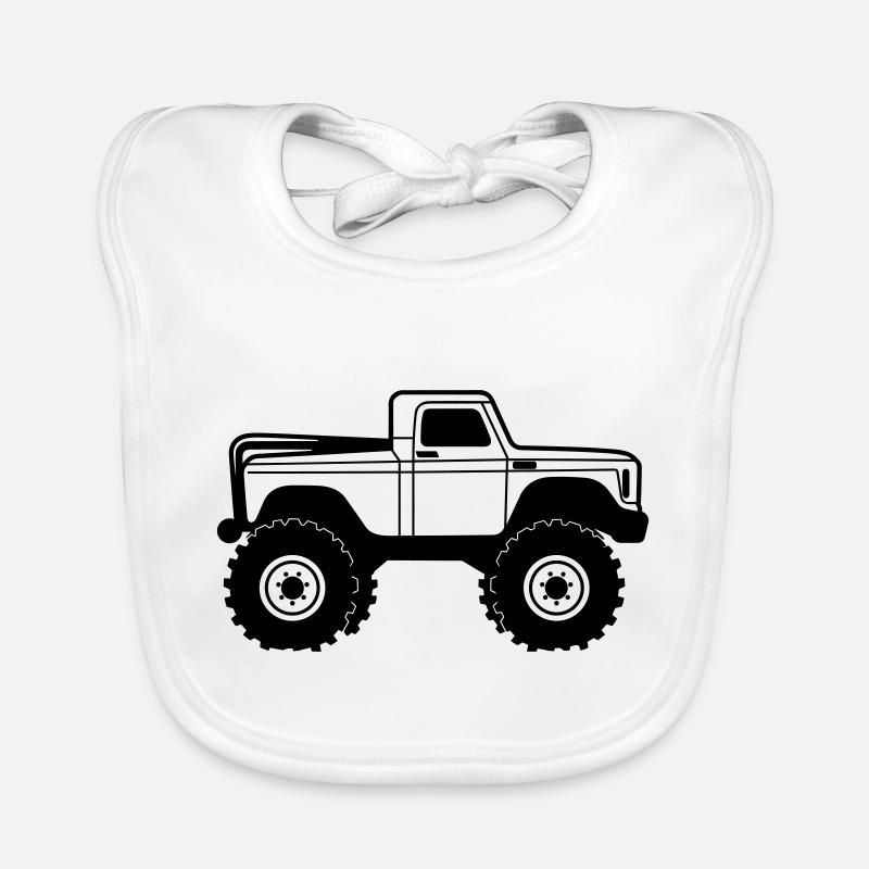 Monstertruck Baby Bio-Lätzchen