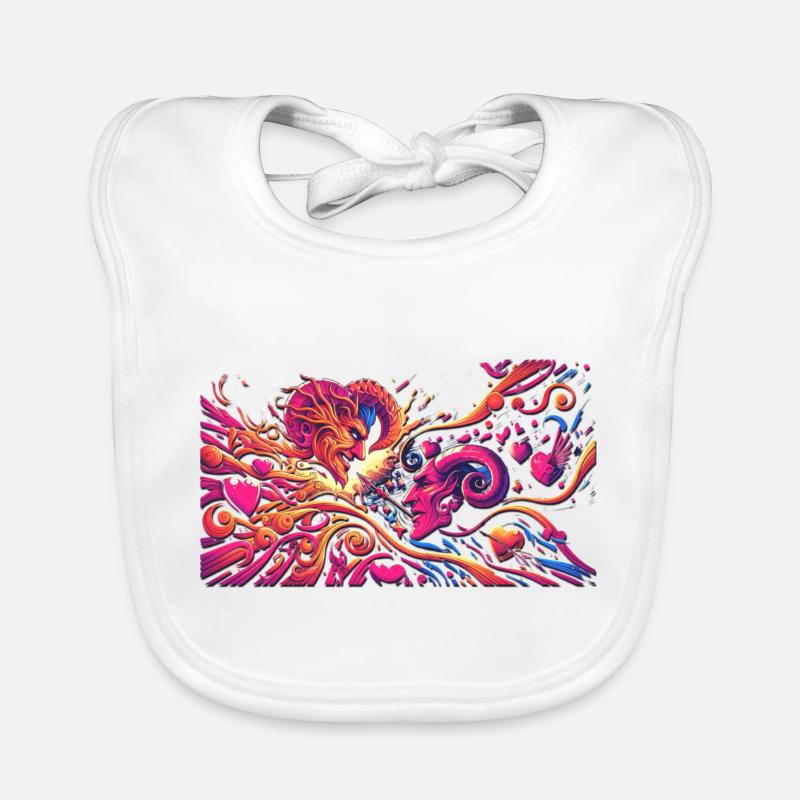 Valentinstag Baby Bio-Lätzchen