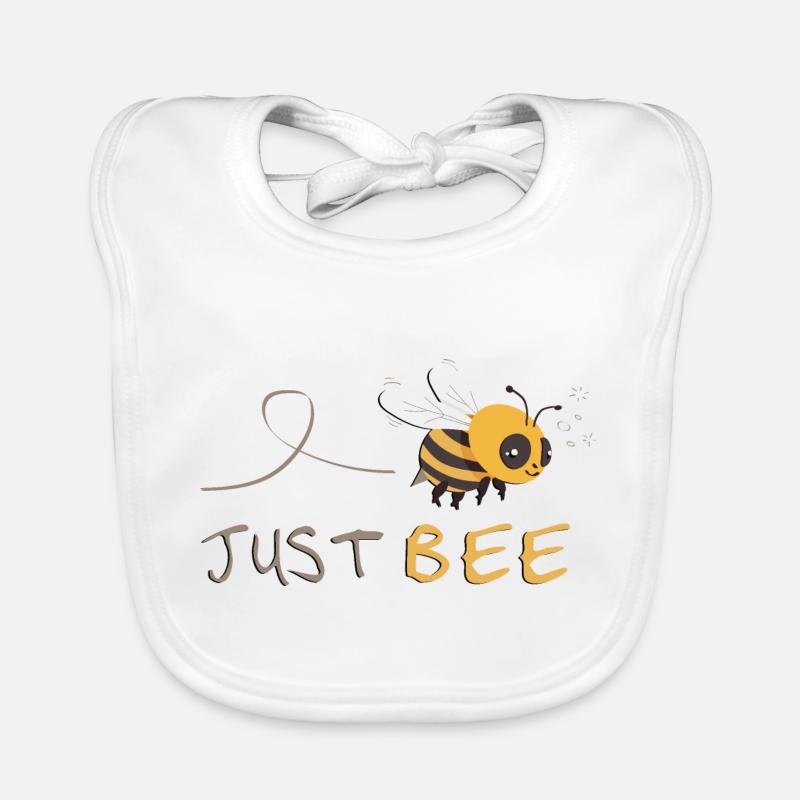 Just Bee - Soyez vous-même ! Bavoir bio Bébé
