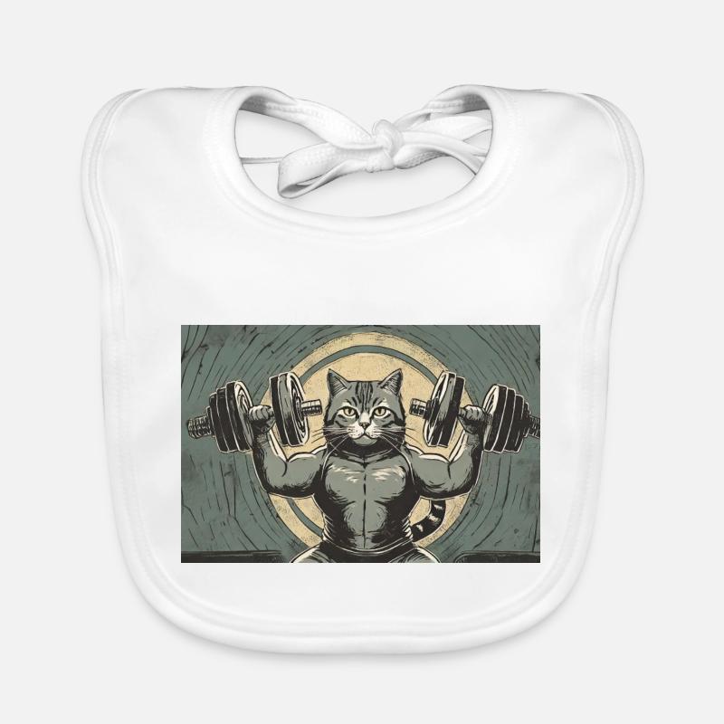 Pun ambiguous german expression - Muskelkater Organic Baby Bibs