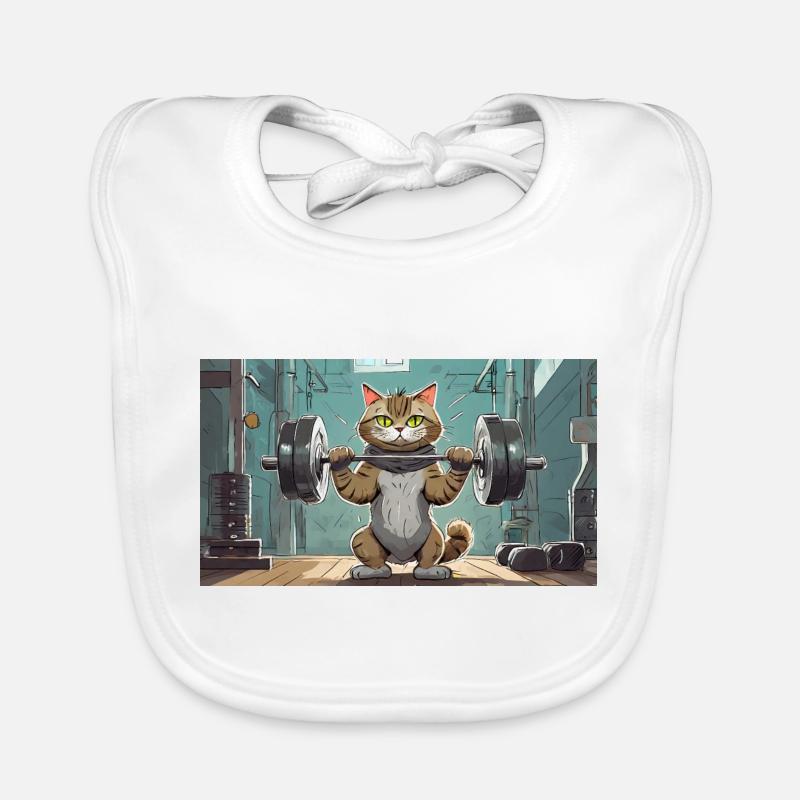 Pun ambiguous german expression - Muskelkater Organic Baby Bibs