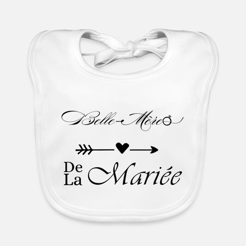 Belle mère de mariée Bavoir bio Bébé