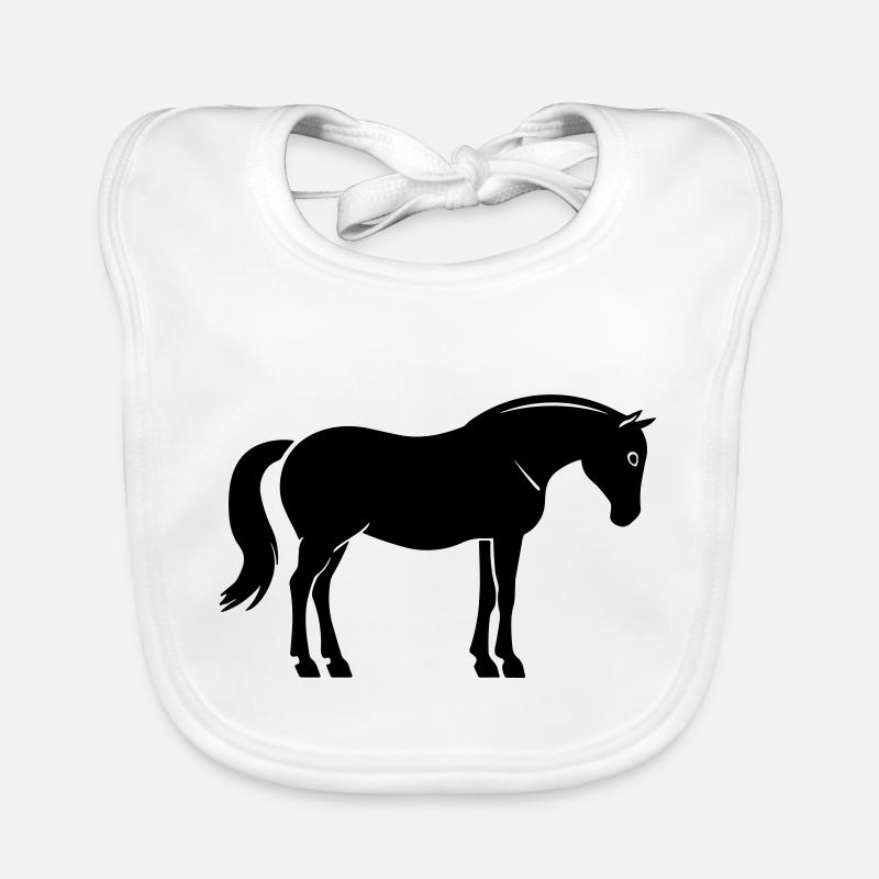 Cheval Bavoir bio Bébé