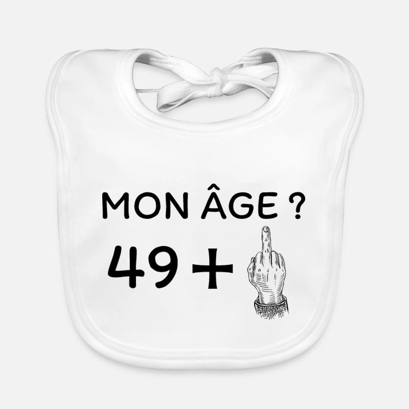 mon âge 50 Bavoir bio Bébé