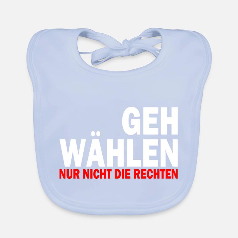 GEH WÄHLEN Baby Bio-Lätzchen