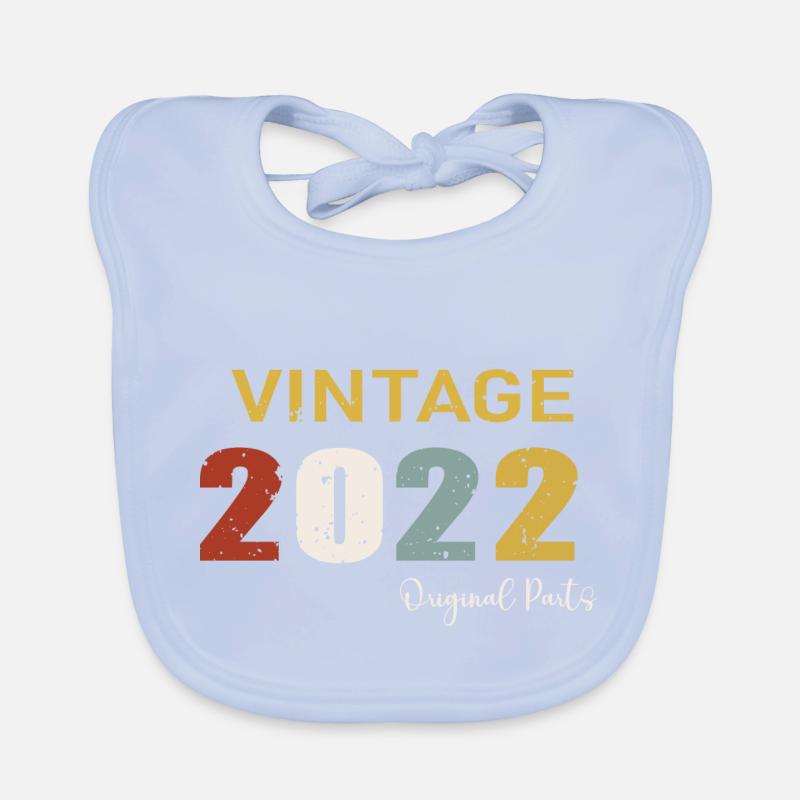 Originalteile 2022 - Geschenk zum 2-jährigen Jubiläum Baby Bio-Lätzchen
