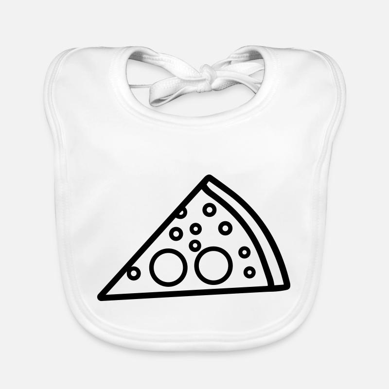 Pizzastück Baby Bio-Lätzchen