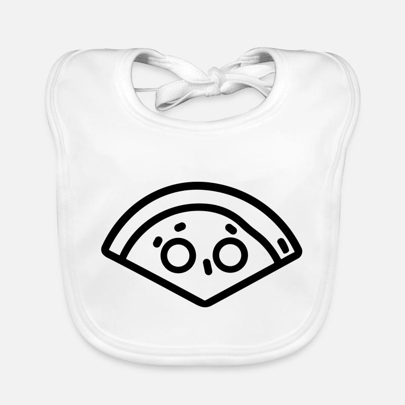 Pizzastück Baby Bio-Lätzchen