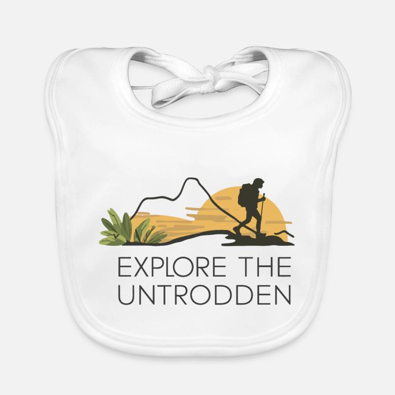 EXPLORE THE UNTRODDEN Organic Baby Bibs