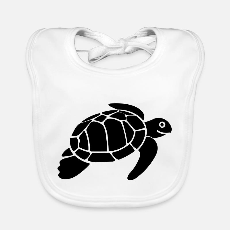 tortue Bavoir bio Bébé