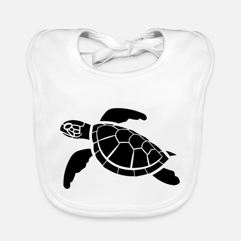 tortue Bavoir bio Bébé