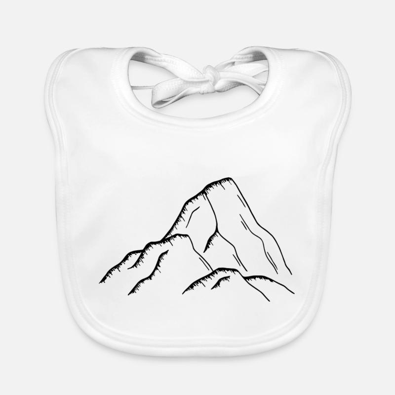 Berglandschaft Baby Bio-Lätzchen