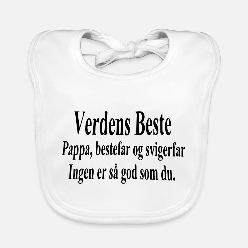 le meilleur père du monde Bavoir bio Bébé