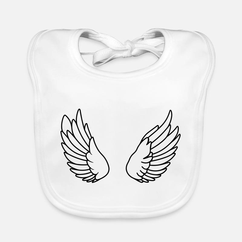 Angel Wings Organic Baby Bibs